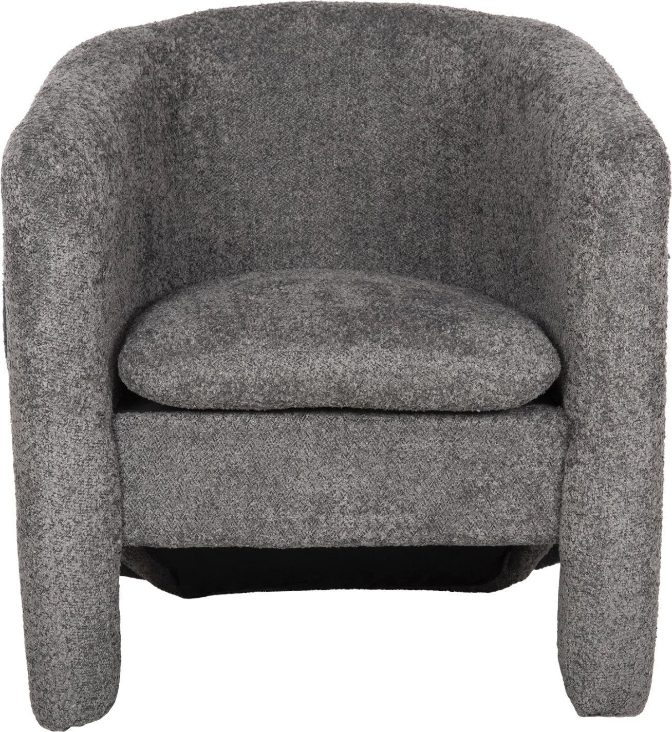 Karrige DOPER FH9590.01, pëlhurë boucle, gri-antracit blu, 68x72x76H cm