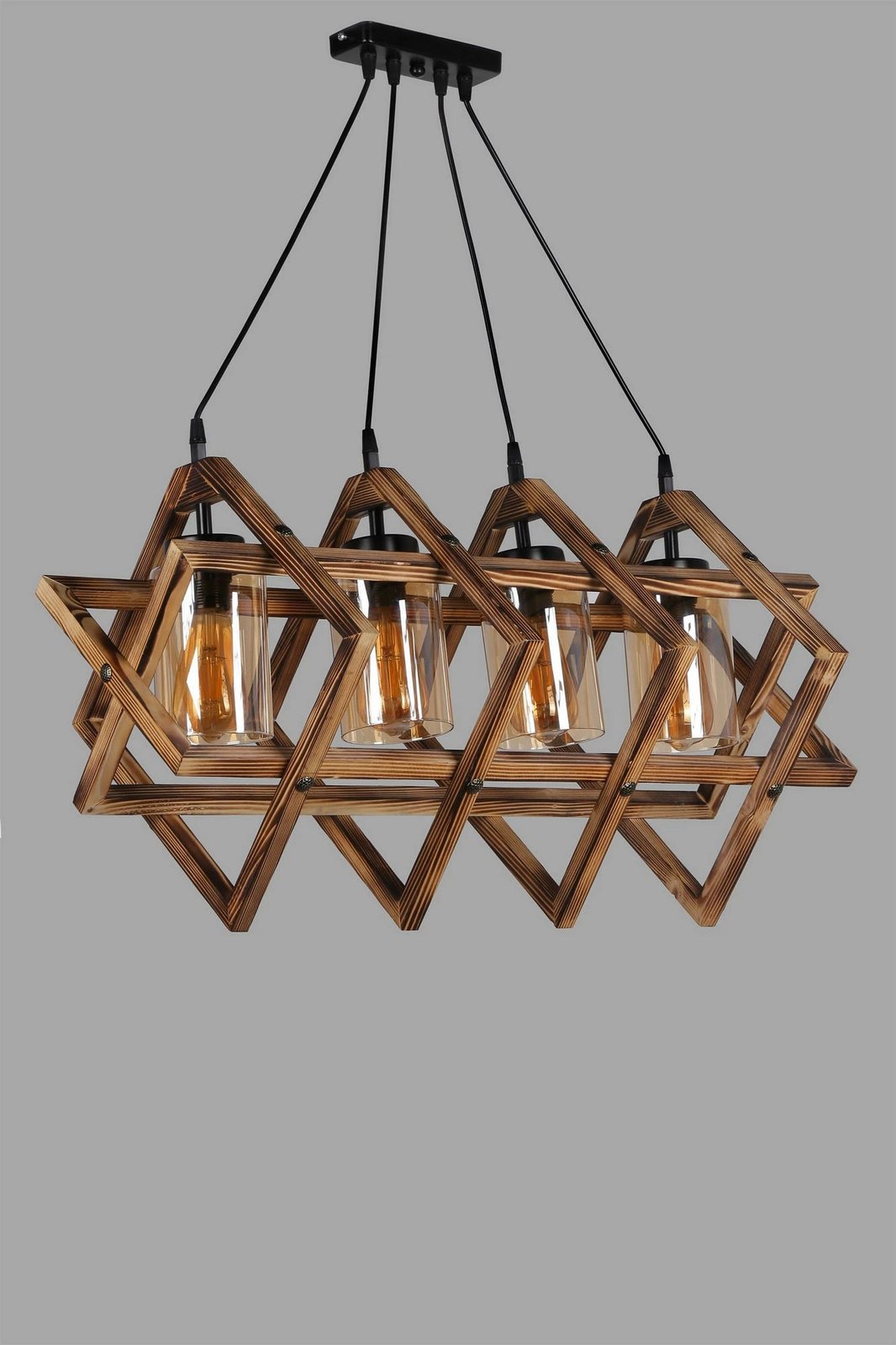 Llambë tavani prej druri, Opviq, 8310-4, ngjyrë kafe