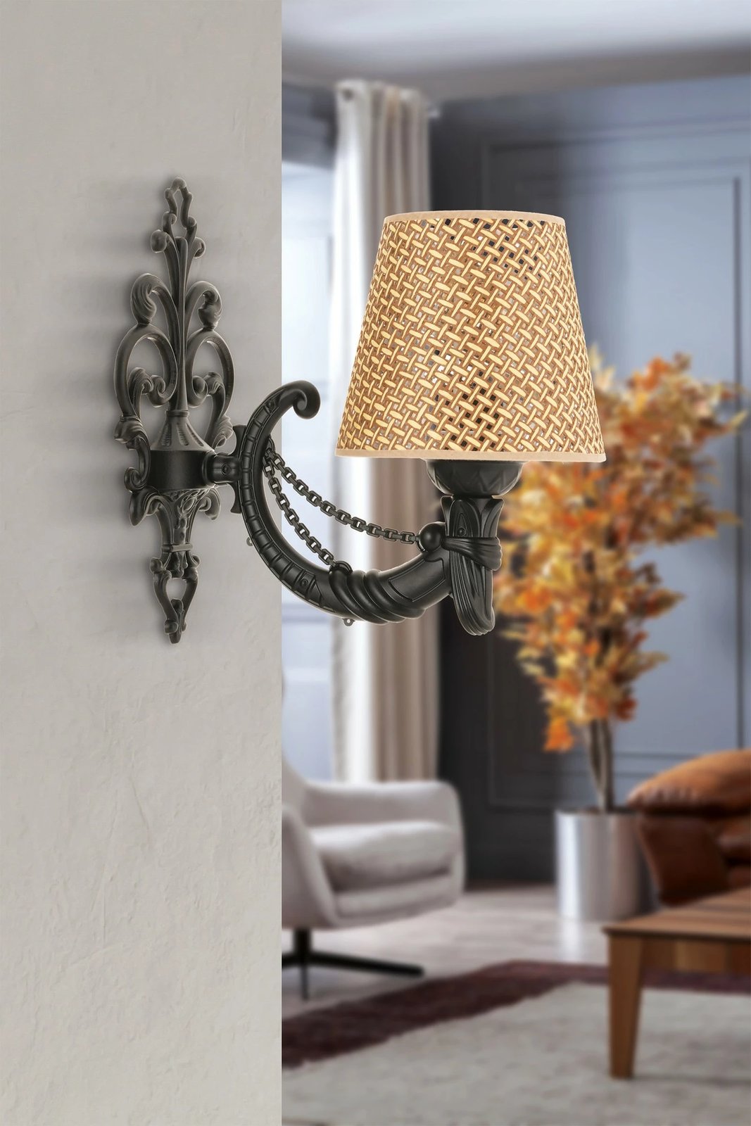 Llambë muri Opviq, Gloria Hazeran, natyrale, e zezë