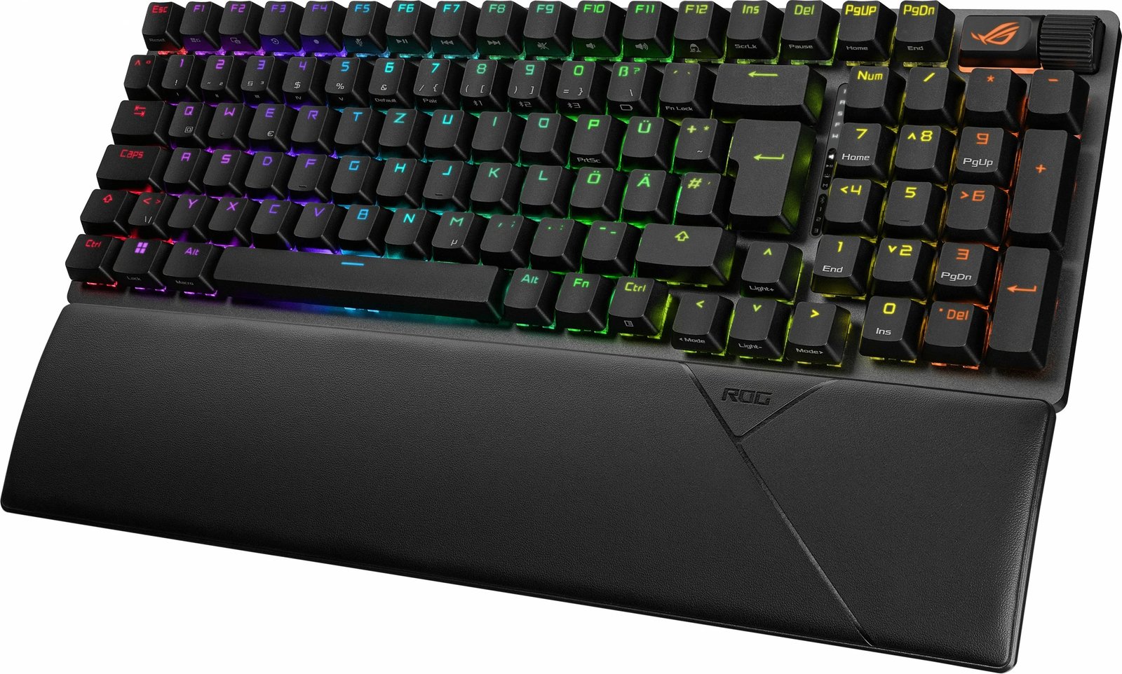 Tastierë gaming ASUS ROG Strix Scope II 96 wireless, mekanike, RGB, QWERTZ, e zezë