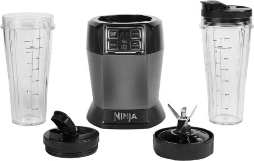 Blender Ninja BN495EU, 0.7 L, 1000 W, Anthracite, Black, Grey