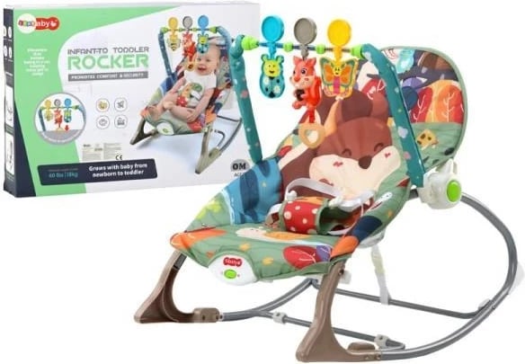 Rocker 2n1 me vibrim dhe tinguj Lisek, për fëmijë