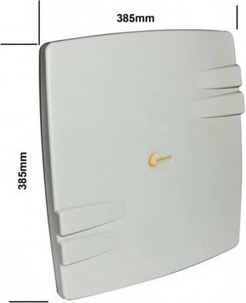 Antena ALLNET ANT-58-1T1R-PATCH-385, 19 dBi, 5.15 - 5.85 GHz, e bardhë