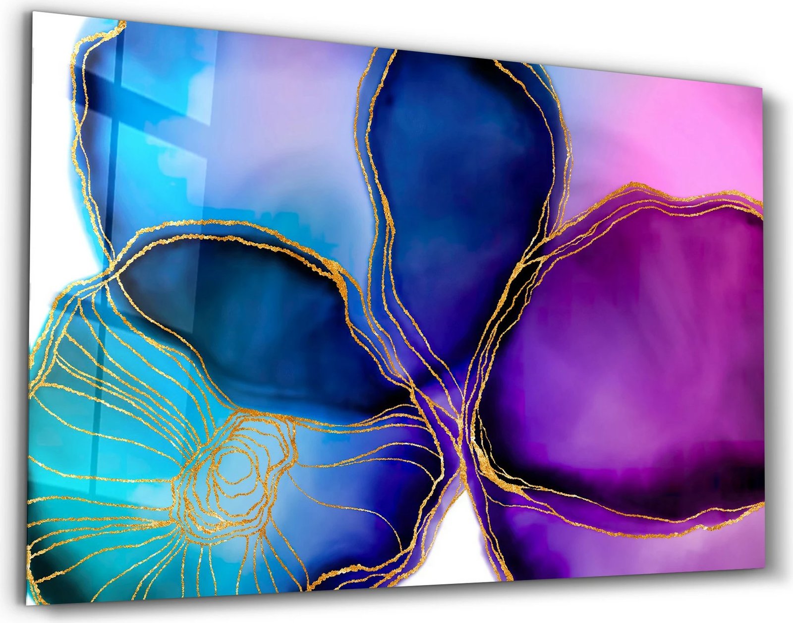 Pikturë dekorative prej xhami të temperuar, shumëngjyrëshe, CAM-2085, 46x72 cm