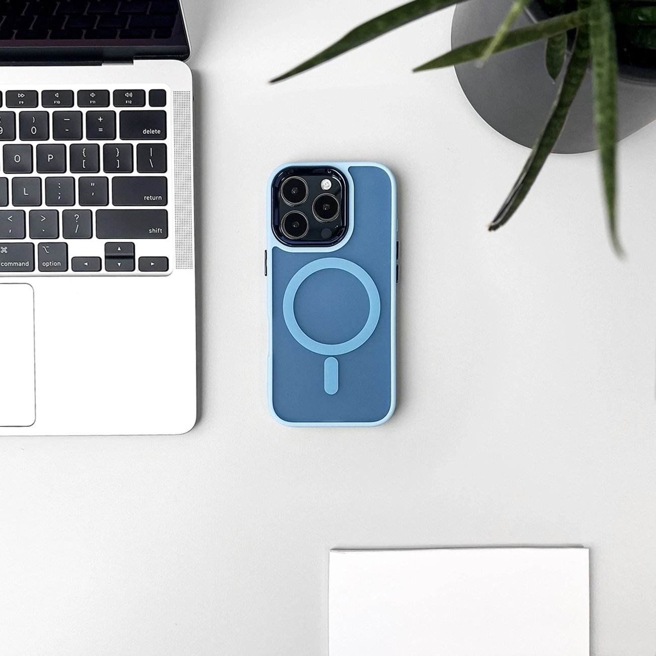 Mbështjellës Hurtel Fashion Case me MagSafe për Samsung Galaxy A26 5G, Blu