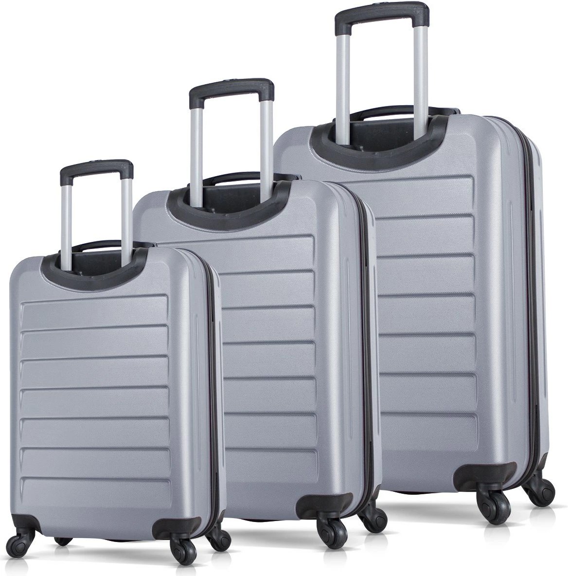 Set valixhesh (3 copë), Zoozie Bags, 4766, ngjyrë gri