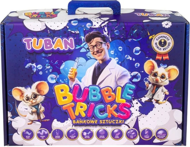 Set flluskash TUBAN Bubble Tricks, 10 aksesorë, shumëngjyrësh