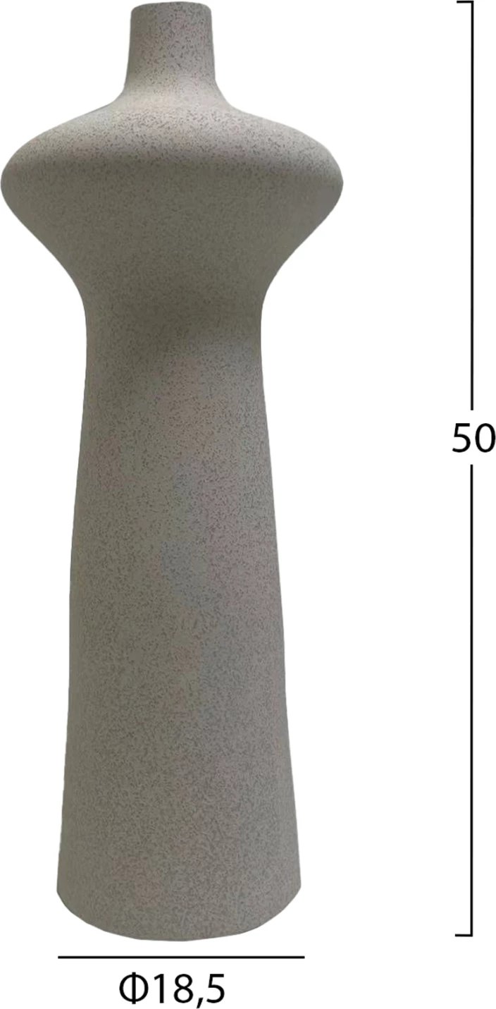 Dekor tavoline prej qeramike, ngjyrë e bardhë, FH4636.01, Φ18,8x50H cm