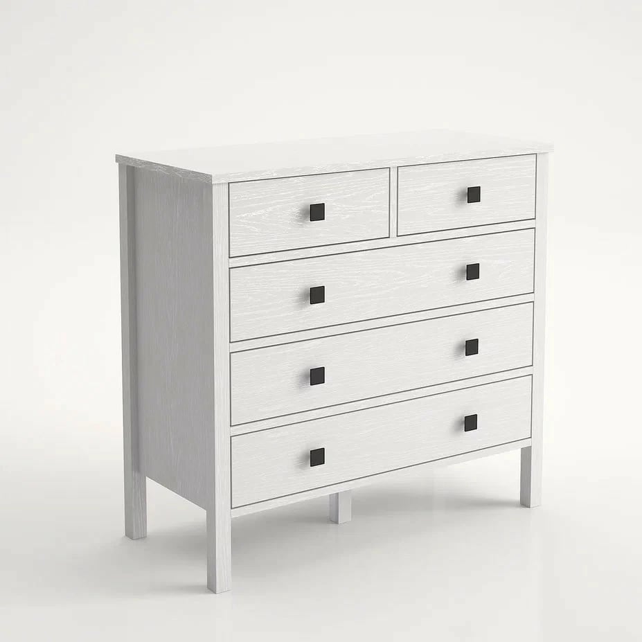 Komodë Hanah Home, FRN-10061-3, dru dhe e bardhë