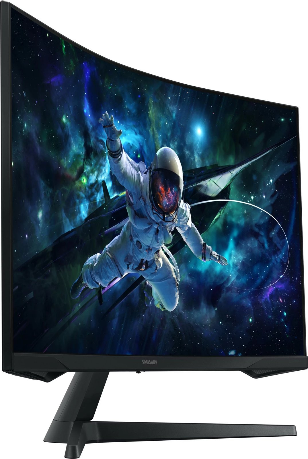 Monitor Samsung S32CG554EU, 32", 2560 x 1440 pixels, Wide Quad HD, LED, 1 ms, e zezë