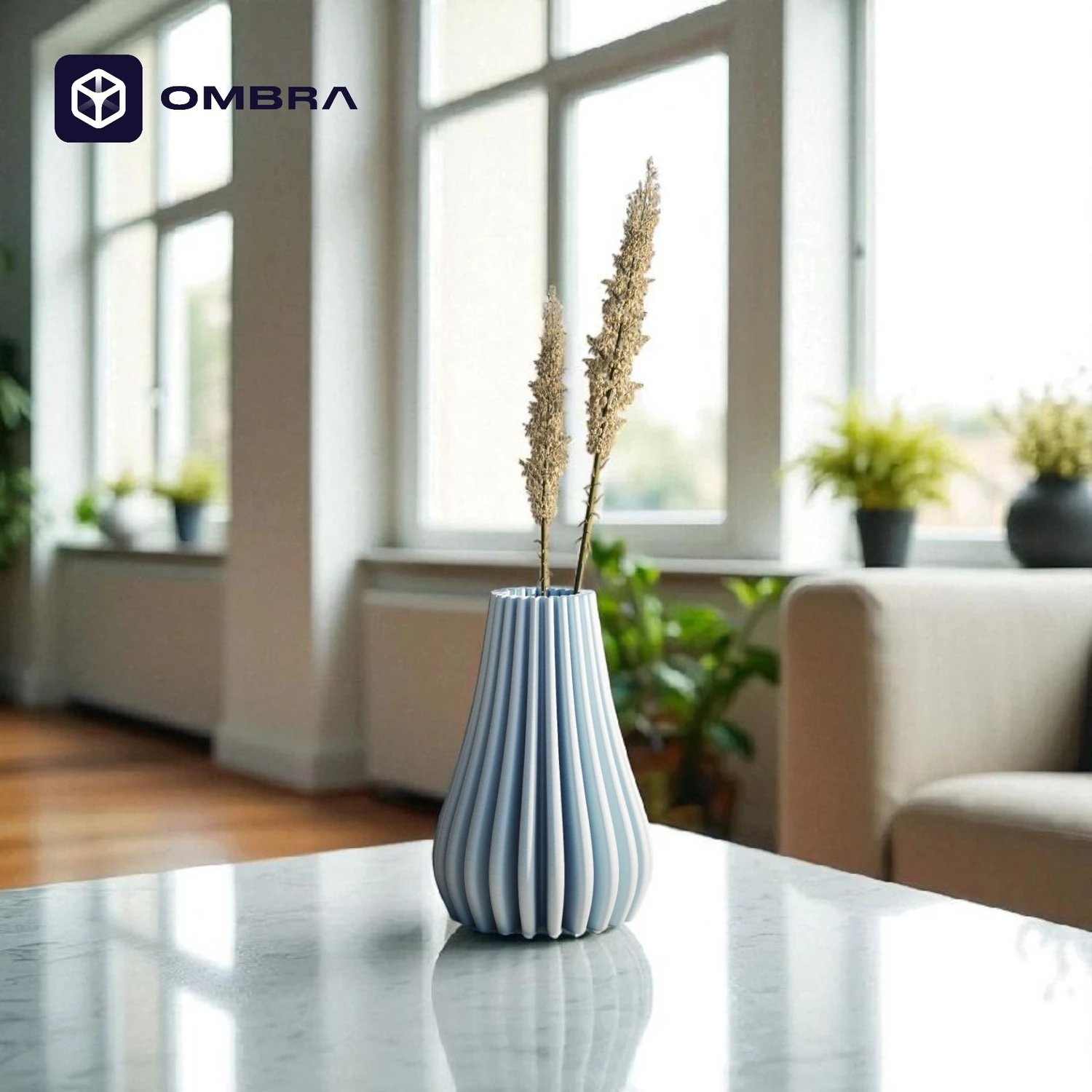 Vazo dekorative - Classic VASE, e kaltër