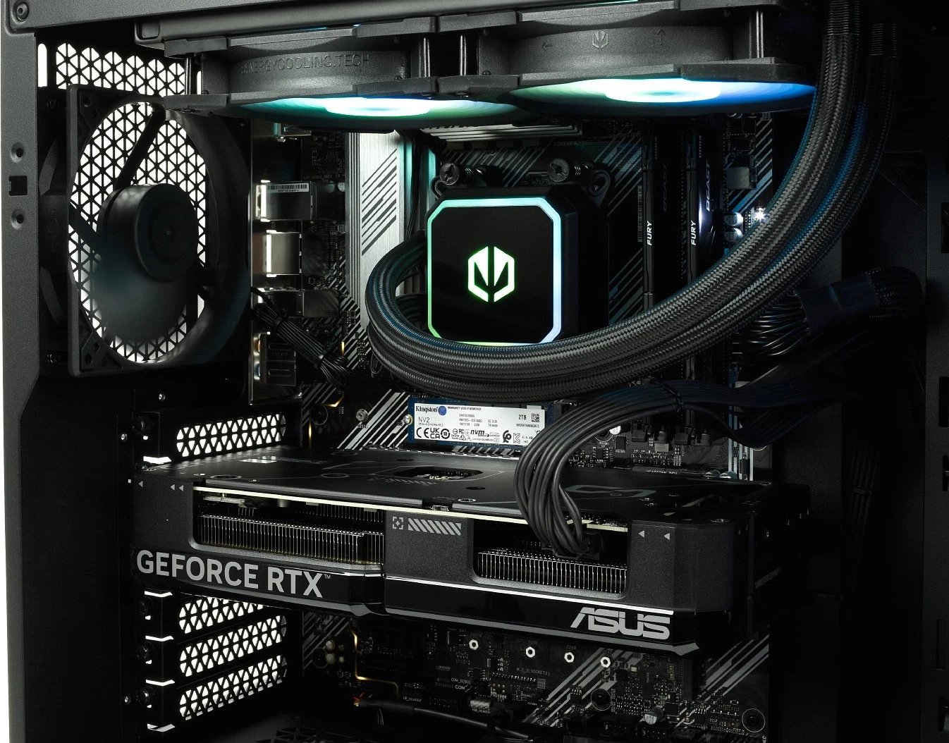 Kompjuter Infinity Ultimate R750, Ryzen 7, RTX 4070 Super, 64GB RAM Memorje, 2TB+4TB, e zezë