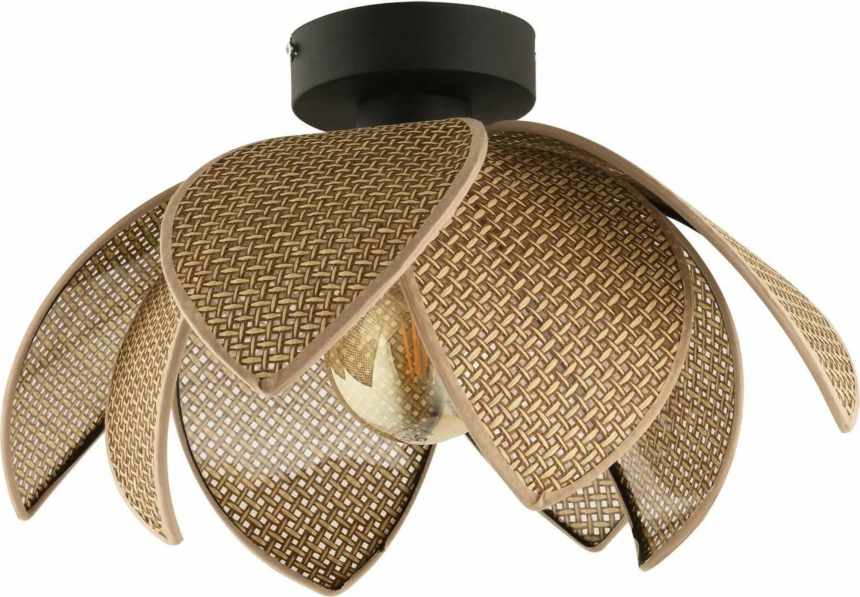 Llambë tavani Opviq, ngjyrë bezhë dhe e zezë, 64888