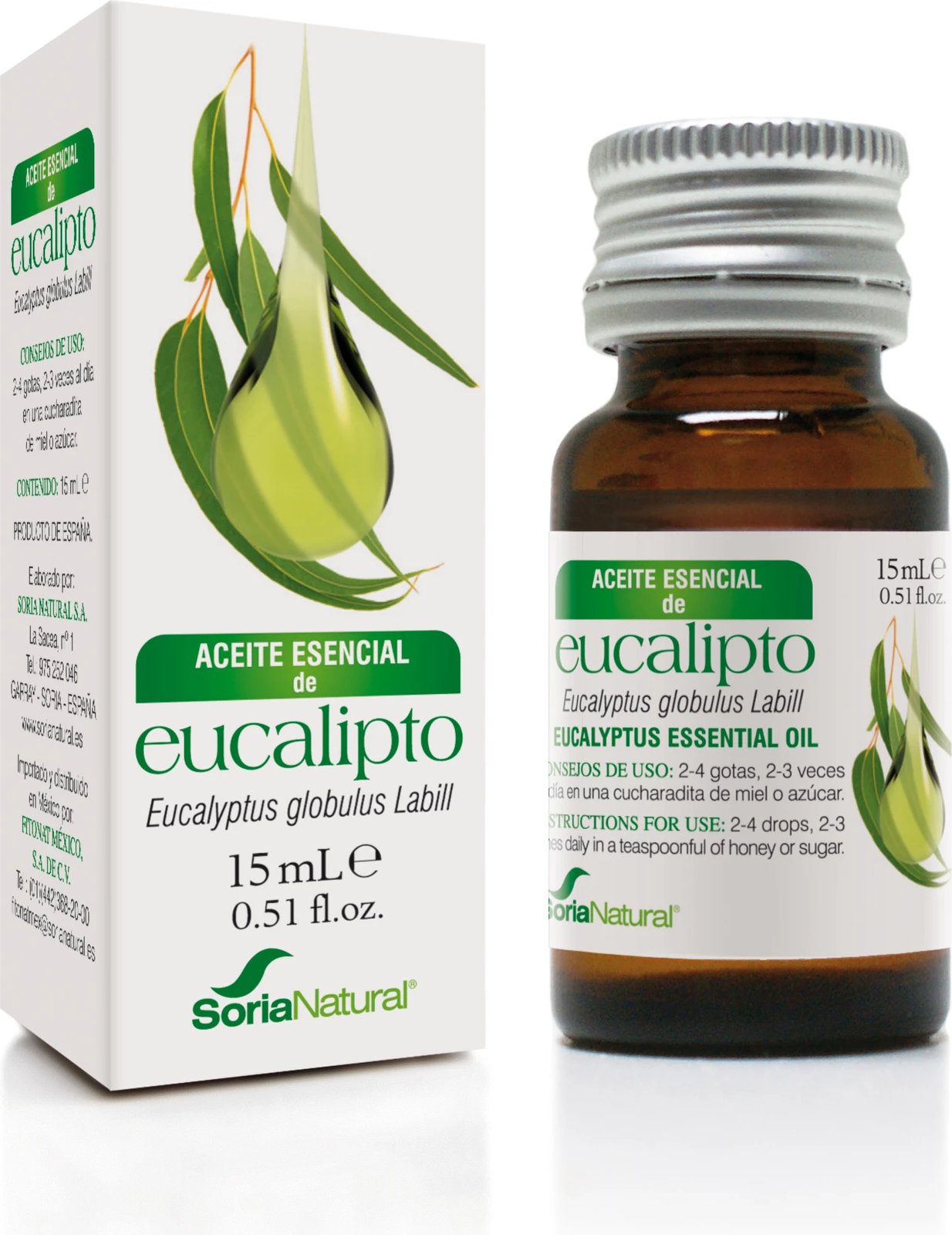 Vaj esencial Soria Esencia De Eucalipto 15ml unisex