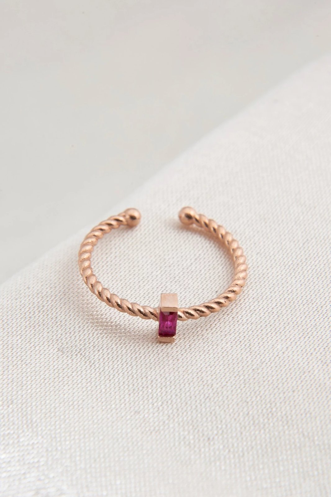 Unazë argjendi Elika, ngjyrë ari rozë, FA182779 Unazë argjendi Elika, ngjyrë ari rozë, FA182779