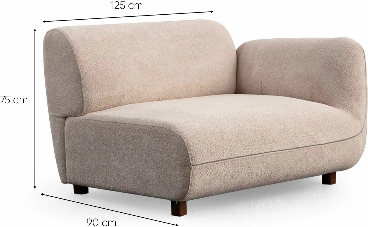 Këndore Pavia, krem, Atelier del Sofa, 335x240cm