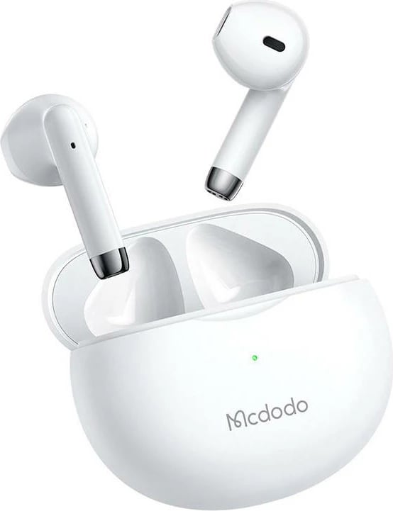 Kufje TWS Mcdodo HP-8030, Bluetooth 5.0/5.3, me kuti karikimi, të bardha