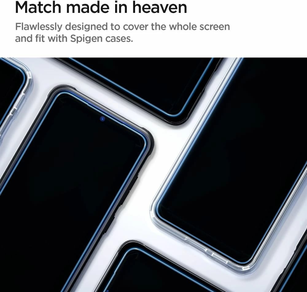 Xham i temperuar Spigen Glas.tR EZ Fit për Samsung Galaxy S24+, 2 copë