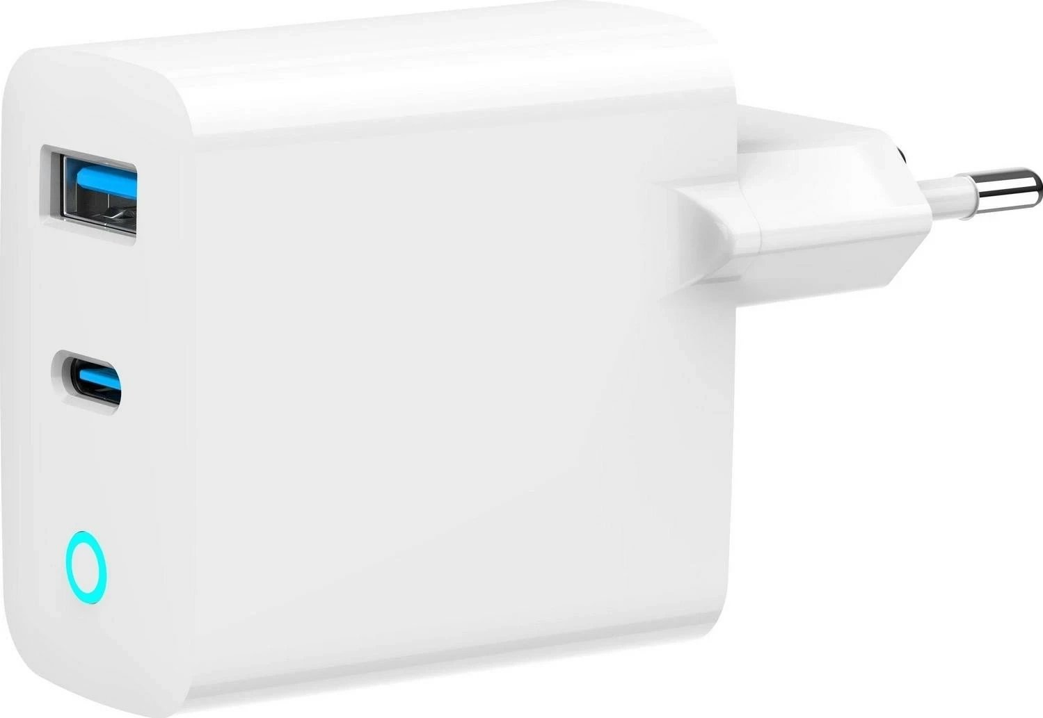 Karikues rrjeti Gembird TA-UC-PDQC30L-W-01, 2xUSB, QC3.0, Type-C, 30W, bardhë