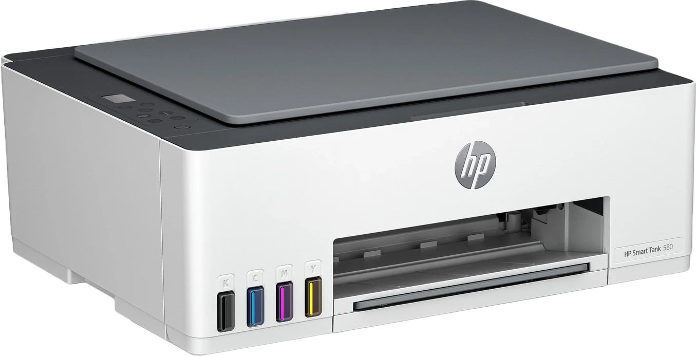  Printer Gjithë-në-Një, HP Smart Tank 580, i bardhë