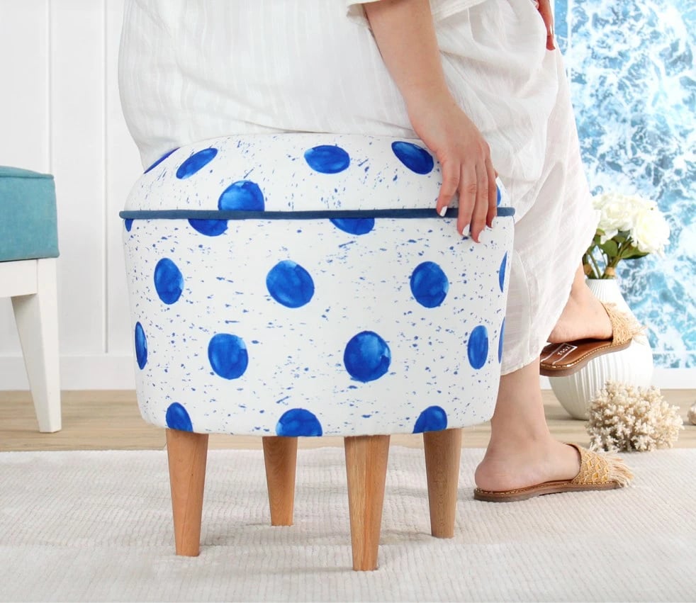 Puf Atelier del Sofa, Rakamoz 8857, shumëngjyrësh, 46x43 cm