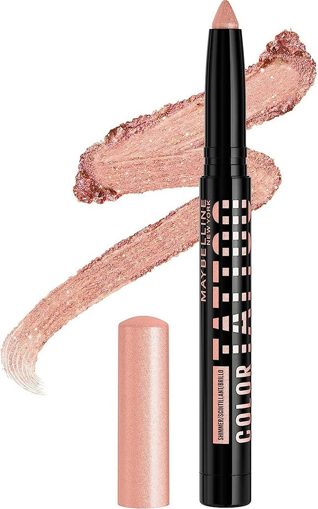 Hije për sy dhe eyeliner Maybelline Color Tattoo rozë