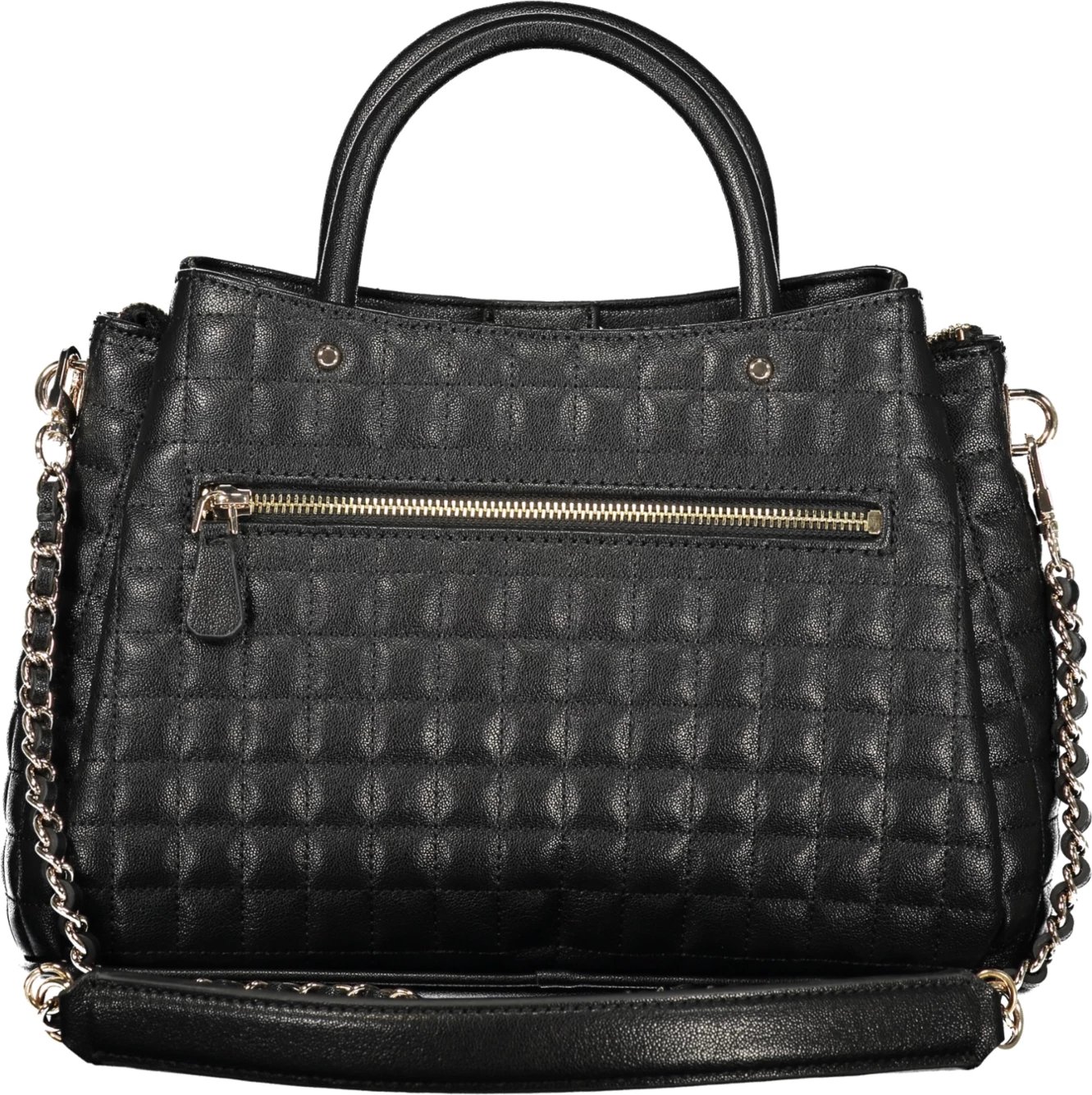 Çantë femra GUESS JEANS NADIRA BAG, e zezë