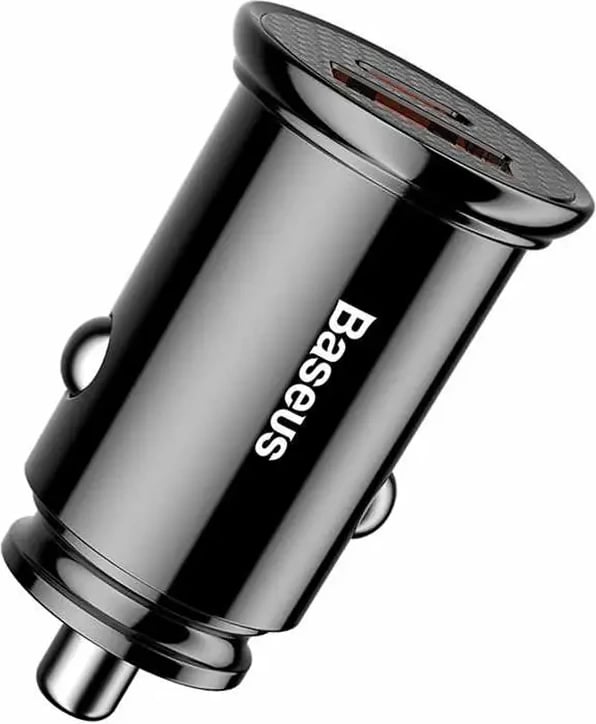 Karikues veture Baseus Circular Plastic A+C 30W, USB-A/USB-C, i zi