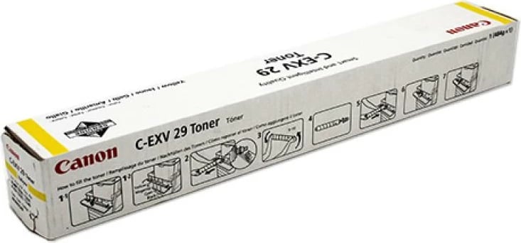 Toner Canon C-EXV 29 origjinal, deri 24,000 faqe, kod OEM 2802B002, i verdhë