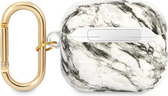 Mbështjellës Guess Marble Strap për AirPods 3, Gri