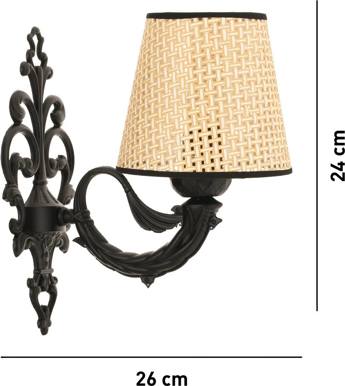 Llambë muri Opviq, Lily, korale-natyrale, e zezë