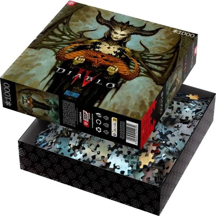 Puzzle Diablo IV Lilith 1000 copë, Cenega Publishing, Multikolor