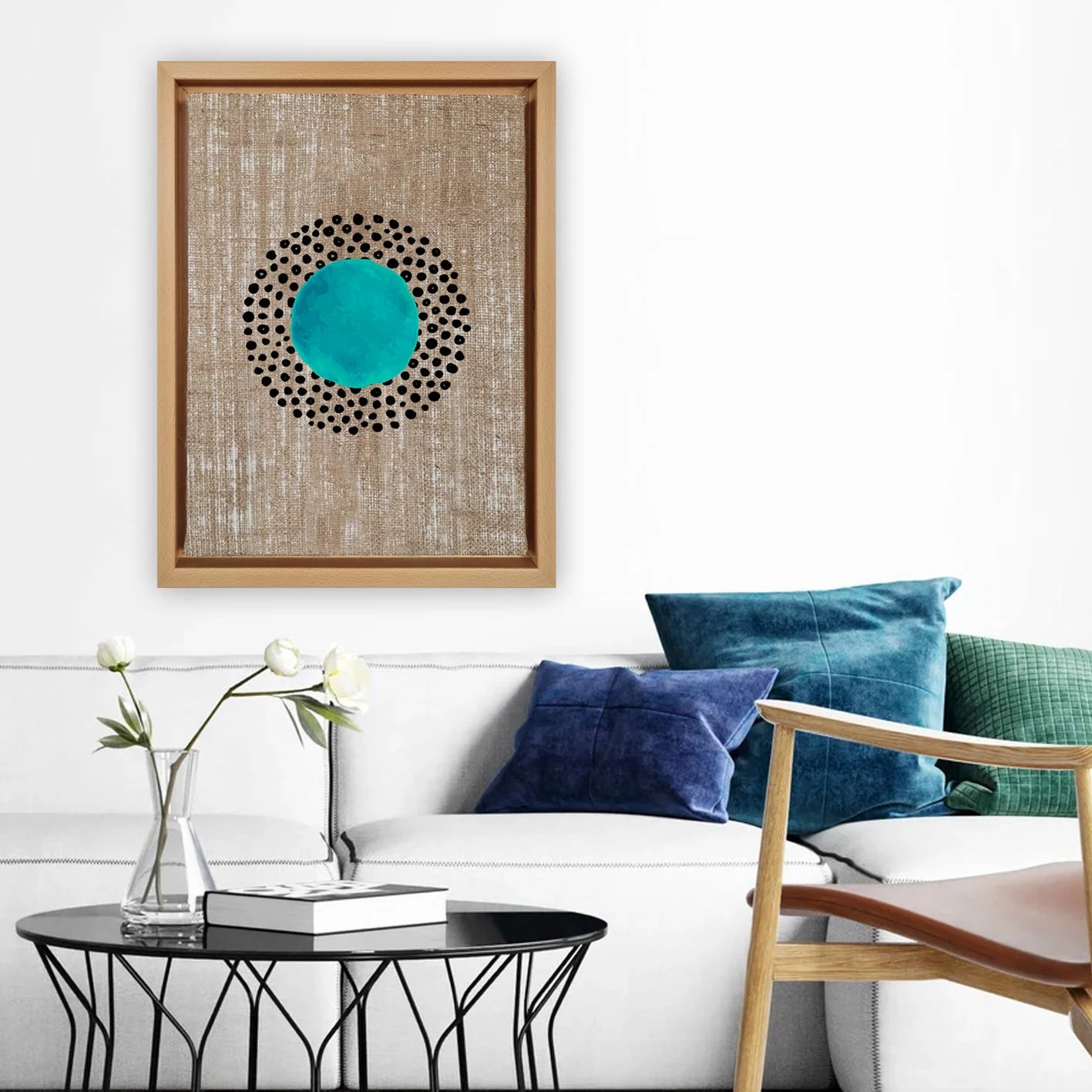 Pikturë dekorative në kanavacë, shumëngjyrëshe, Wallity, LNJ519825351703, 36x46cm