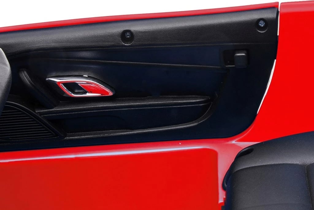 Makinë elektrike për fëmijë, Milly Mally, Audi R8 Spyder, 12V 4.5Ah, 2x30W, telekomandë, rrota EVA, e kuqe