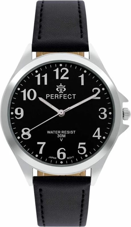 Orë dore meshkuj PERFECT GXB412-05, e zezë