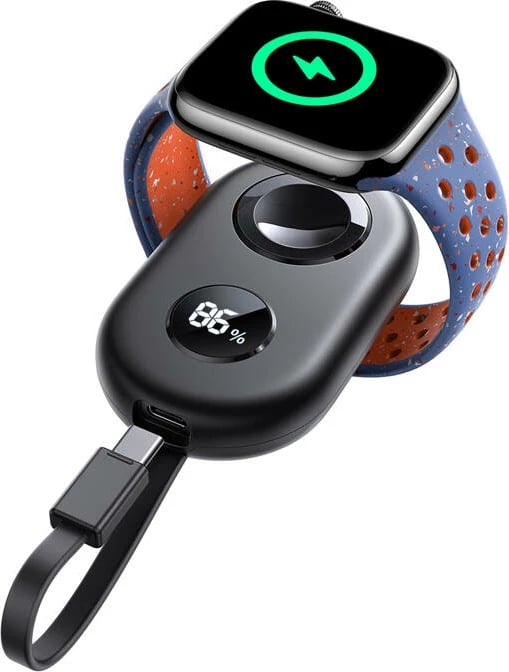 Karikues portativ për Apple Watch Joyroom JR-W09, 2500 mAh, i zi