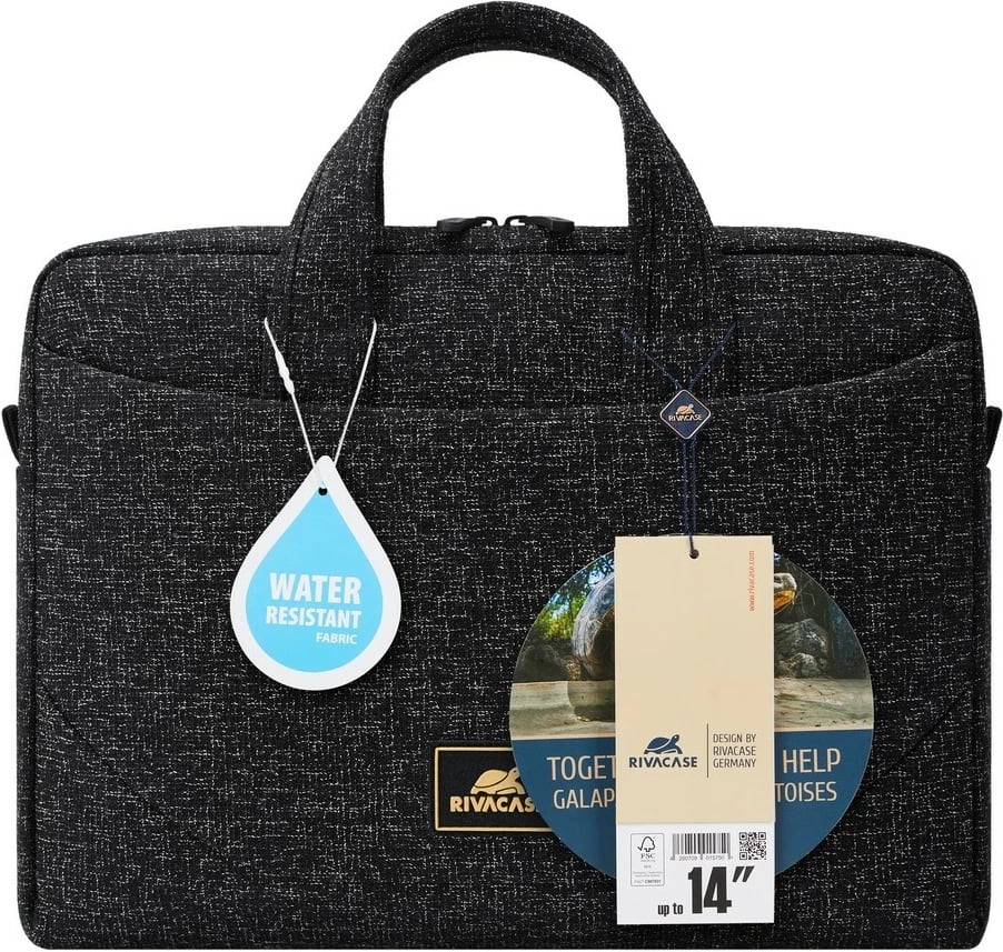 Mbështjellës laptop RIVACASE Anvik 14 inch, i zi Mbështjellës laptop RIVACASE Anvik 14 inch, i zi