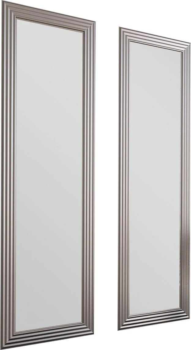 Set pasqyrash (2 copë), Skye Decor, ngjyrë argjendi