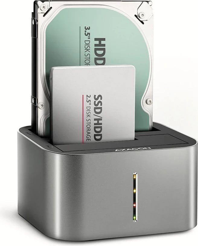 Stacion dokimi Axagon ADSA-DC, USB3.2 Gen1, 2x SATA 6G, hiri