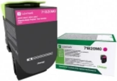 Toner Lexmark 71B20M0, Magenta, origjinal, 1 copë