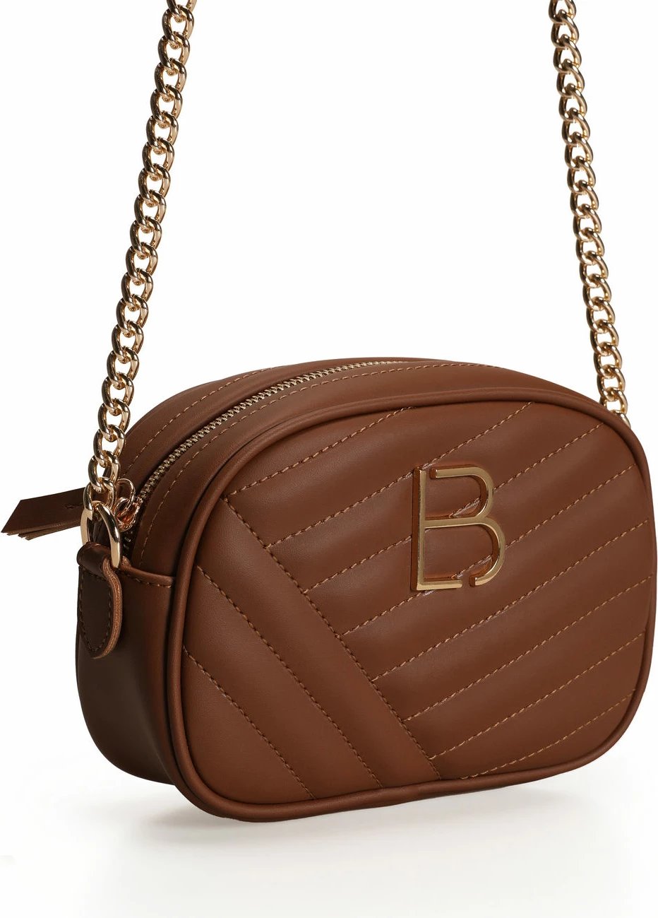Çantë crossbody Lucky Bees, ngjyrë tan, 1298