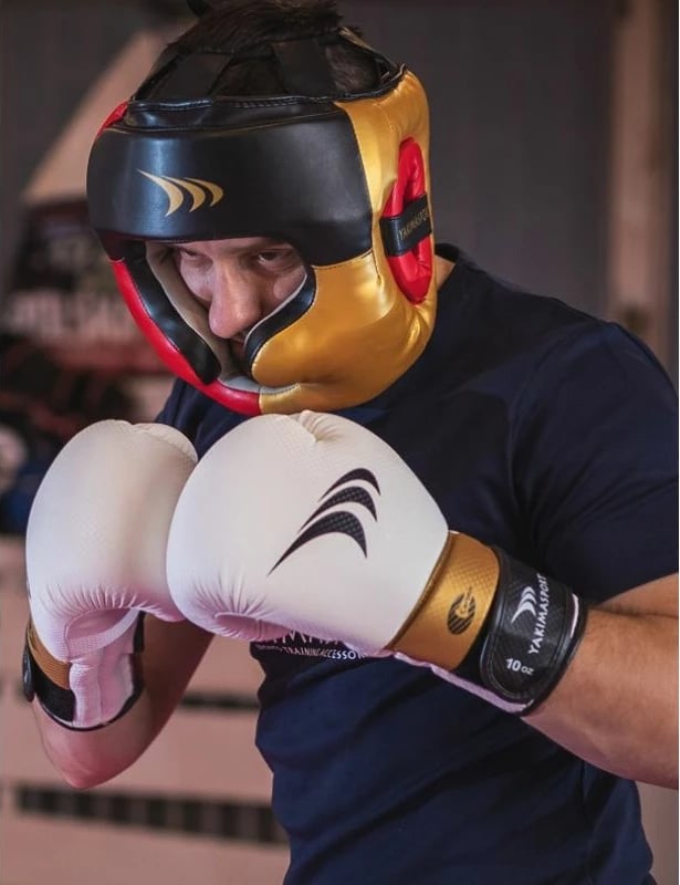 Doreza boksi Yakmasport lion 0.34kg, të bardha