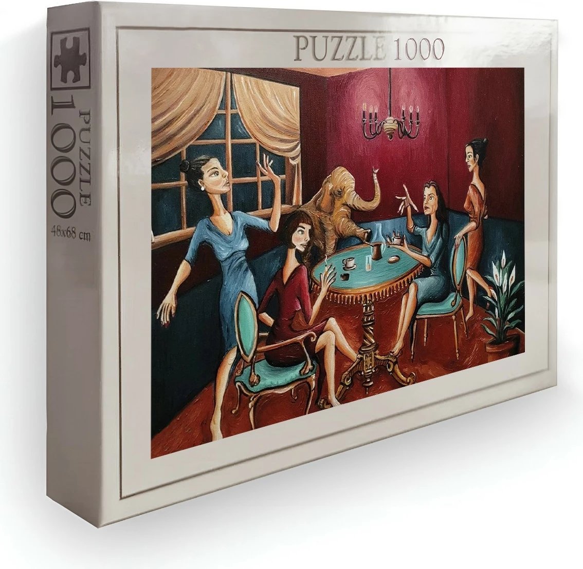 Puzzle 1000 copë, Evila Originals, shumëngjyrësh, PZL_016_1000