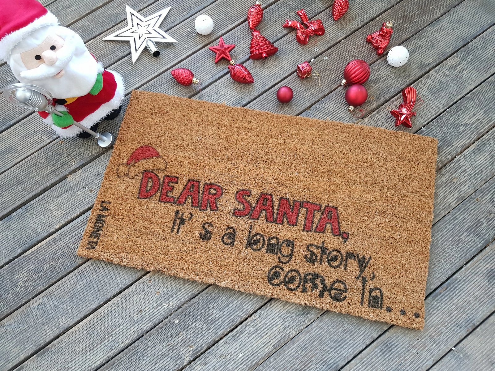 Shilte hyrëse Coco, dizajn Aberto, Dear Santa, 70x40cm