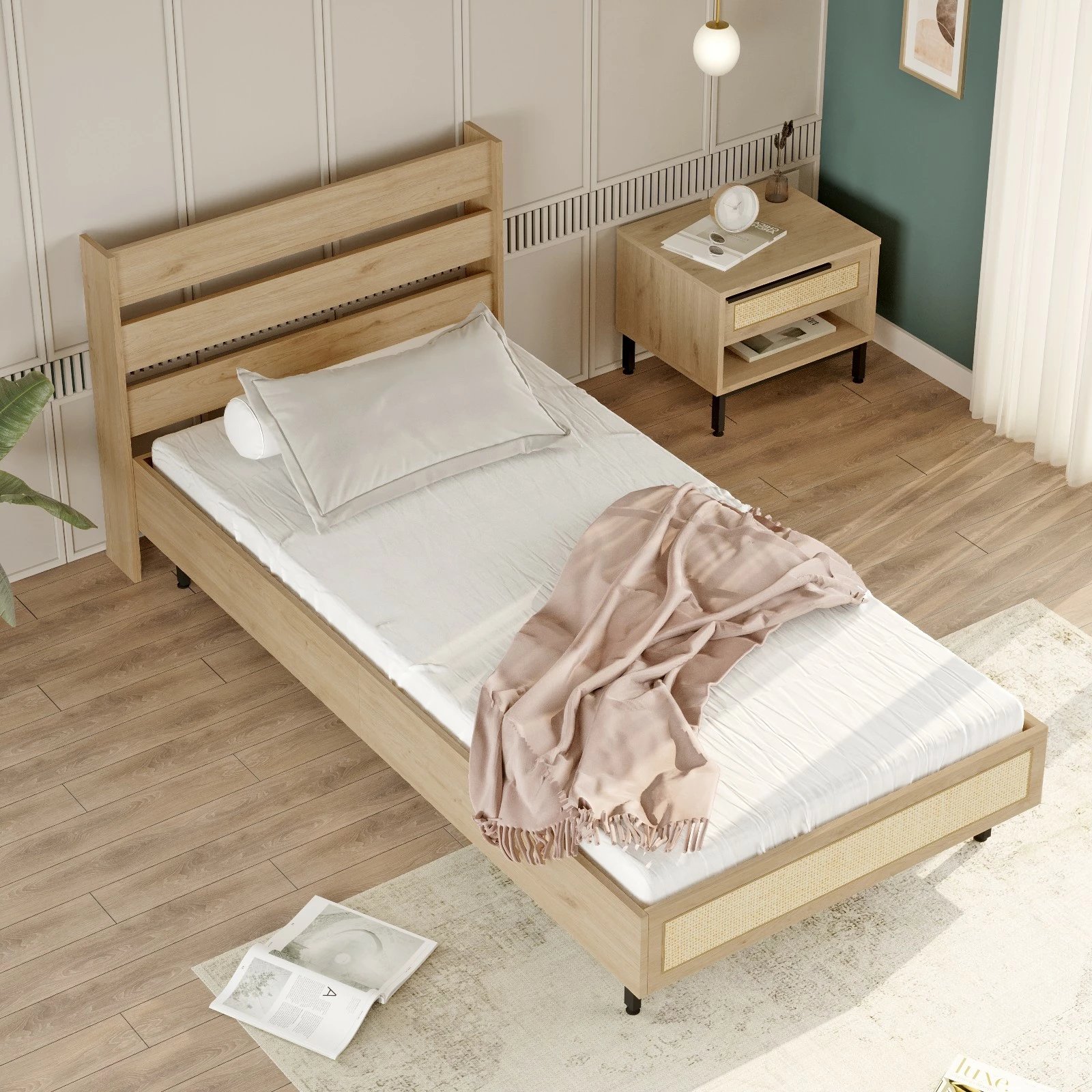 Set dhome për të rinj Skye Decor, ngjyrë lisi, ON22-SU