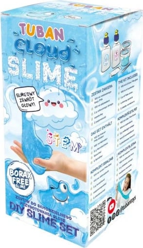 Set slime TUBAN Cloud Slime, TU3142, për fëmijë, kaltër