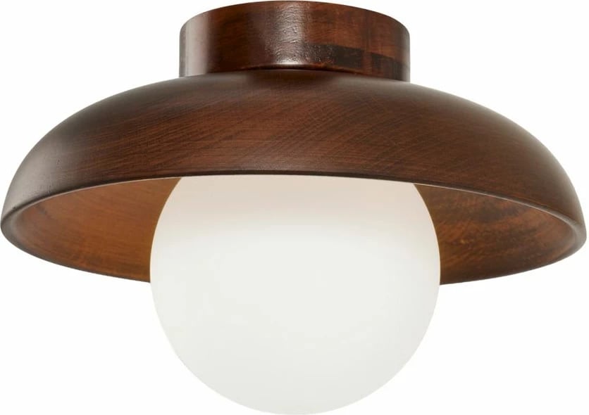 Llambë muri Opviq, dru arre, kapak qelqi, Walnut