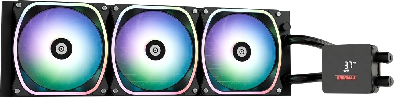 Ftohës uji Enermax Aquafusion II 360mm ARGB, i zi