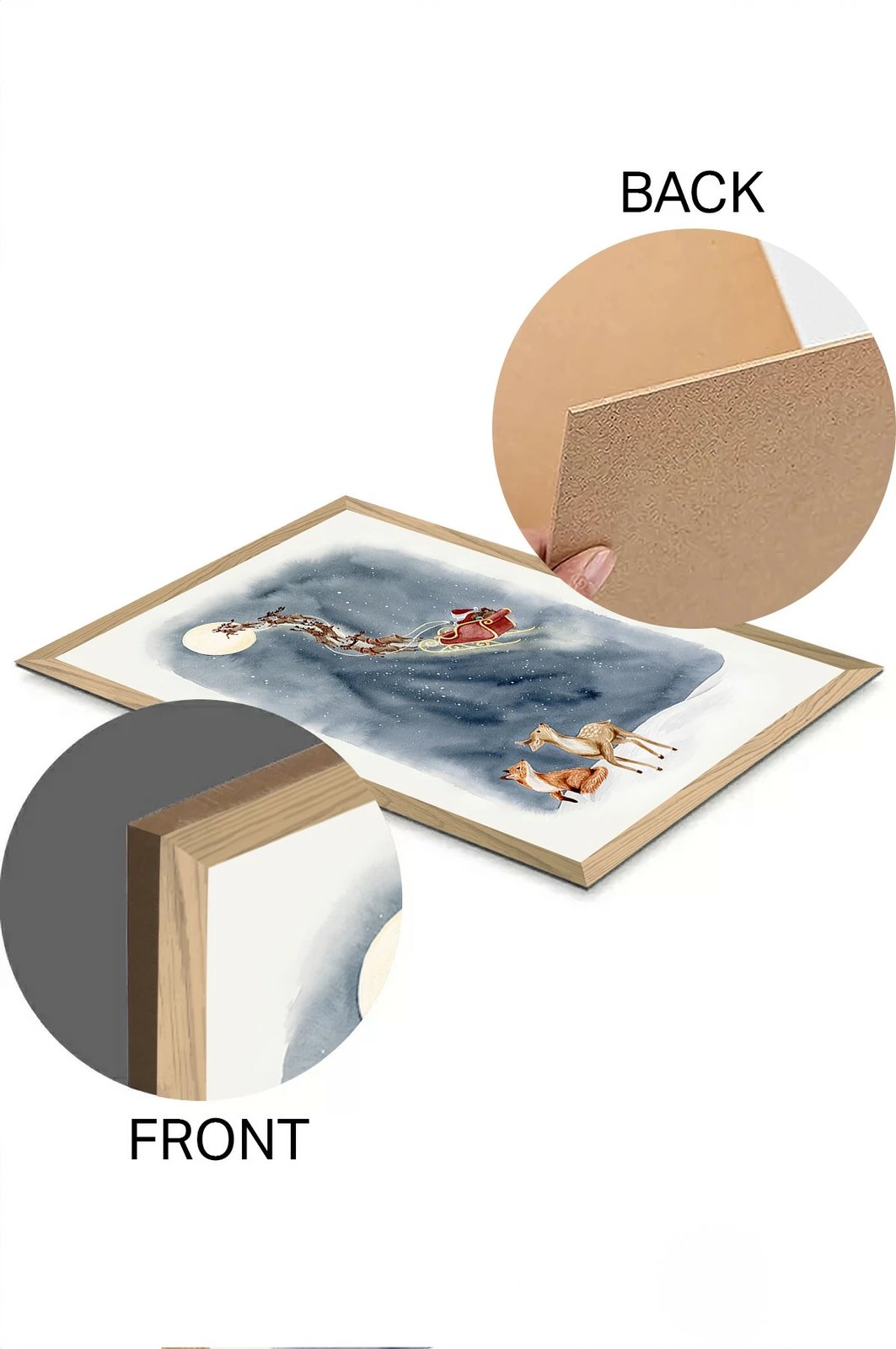 Pikturë dekorative Wallity, Tekhammdf102, shumëngjyrëshe, 33x48cm