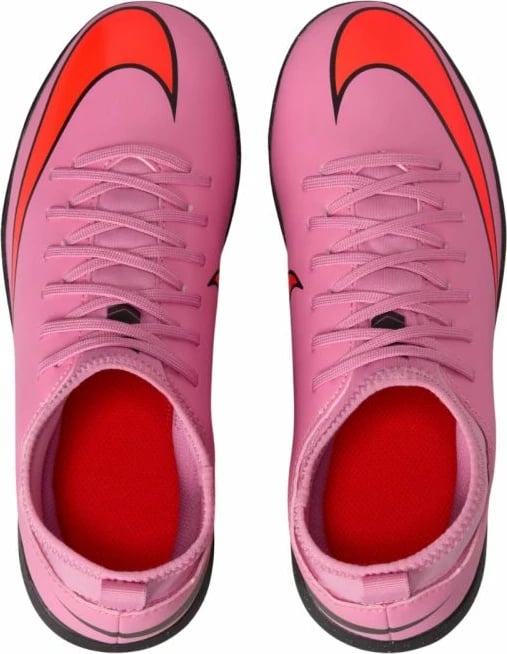 Atlete futbolli për fëmijë Nike Mercurial Superfly 10 Club TF, të kuqe